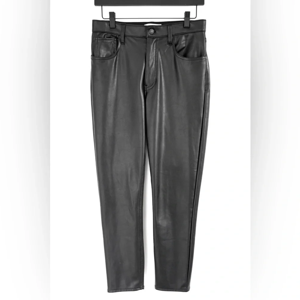 Abercrombie & Fitch “The skinny high rise” faux leather pants - Picture 2 of 8